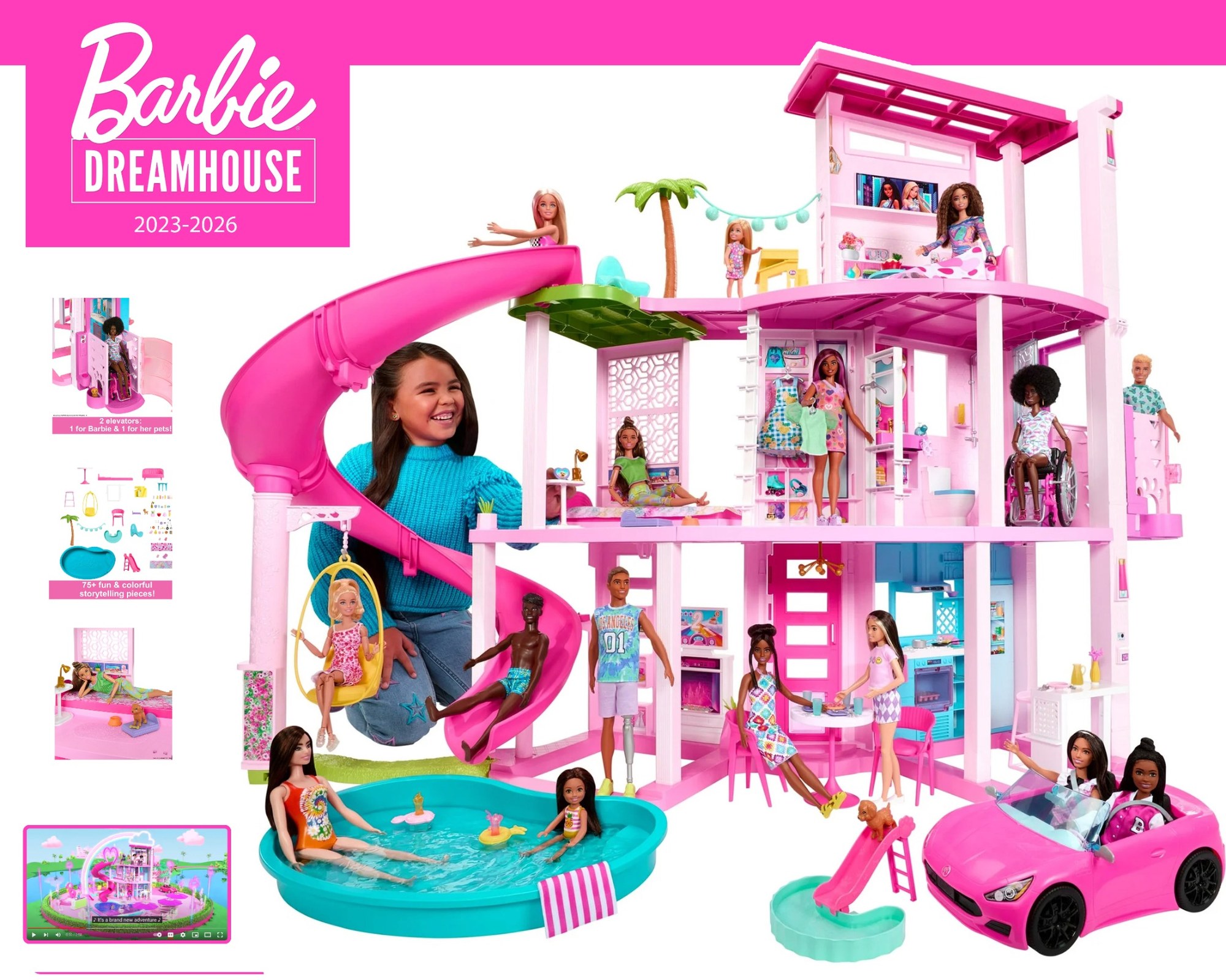 Latest Barbie Dreamhouse finished product hero